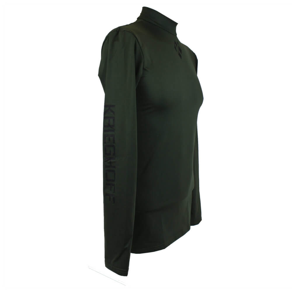 Long Sleeve Performance Compression Shirt by Castellani, Dark Green – Medium Only